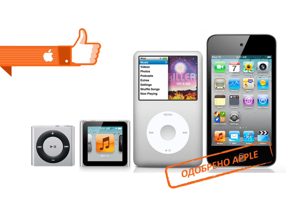 Ремонт Apple iPod в Красногорске